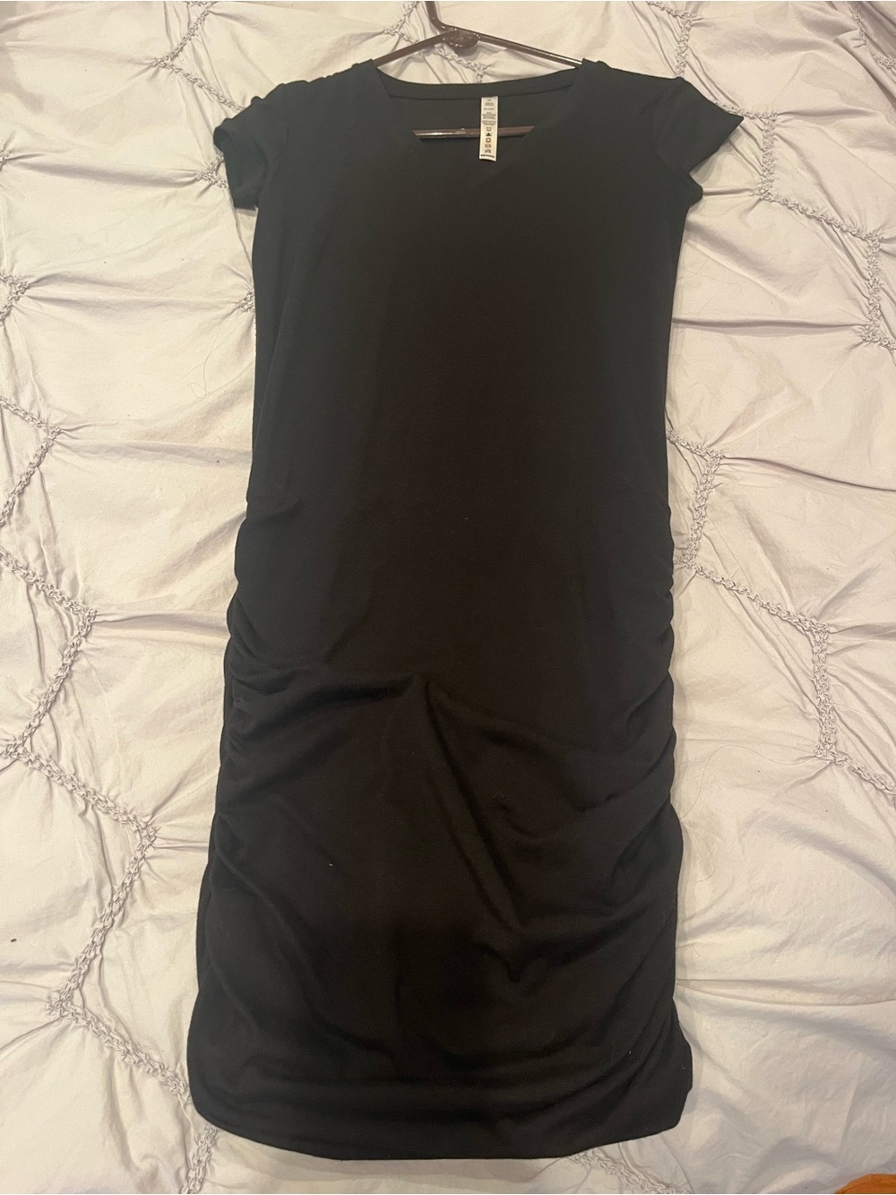 Active Life XS Black Short Sleeve Bodycon Dress